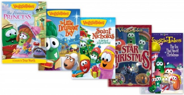 Veggie Tales Christmas DVDs